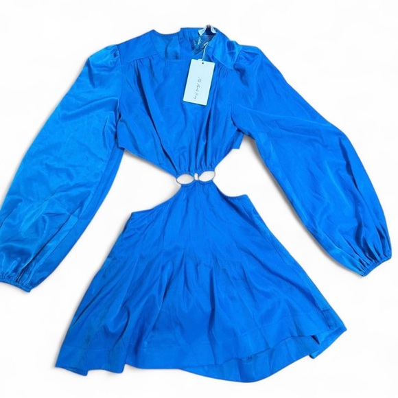 all about may Dresses & Skirts - Vibrant Blue Cutout Dress